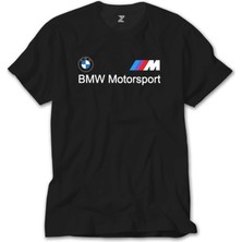 Z Zeplin Bmw Logo M Power Motorsport Siyah Tişört