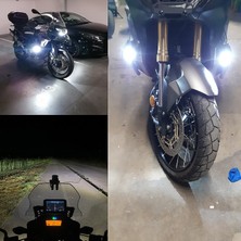 Dekohop Enduro ve Gs Serileri Uyumlu Motosiklet LED Sis Farı Yüksek Performans Metal Gövde 12V-24V 40W 2 ADET