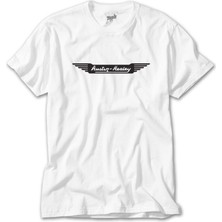 Z Zeplin Austin Healey Logo Beyaz Tişört