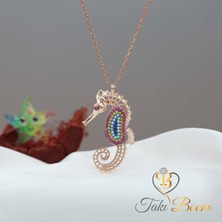 Deniz Atı Gümüş Kolye