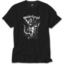 Z Zeplin Motörhead Lemmy Kilmister Konser Siyah Tişört