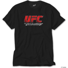 Z Zeplin Ufc Ultimate Fighting Championship Siyah Tişört