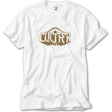 Z Zeplin Lucifer Brown Beyaz Tişört