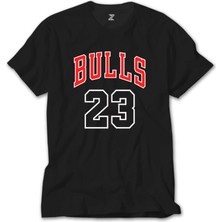 Z Zeplin Chicago Bulls 23 Siyah Tişört