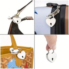 Hediye Shop Sevgililere Özel Gümüş Renk Aşk Kilidi