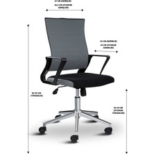 Asbir Mobilya Rigel Plus 55500 Ev ve Ofis Koltuğu Çalışma Koltuğu