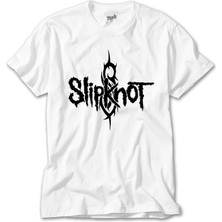 Z Zeplin Slipknot x Ball Beyaz Tişört