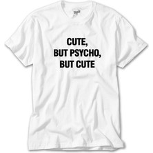 Z Zeplin Cute But Psycho Beyaz Tişört