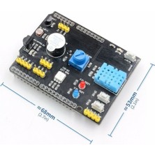 Arduino Sensör Shield Çok Fonksiyonlu Sensör Kartı DHT11 LM35 Ldr