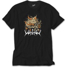 Z Zeplin Watain Skull Siyah Tişört