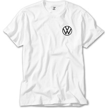 Z Zeplin Volkswagen New Black Logo Beyaz Tişört