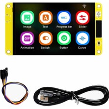 ESP32-48S035 3.5 Inch Kapasitif Dokunmatik Tft LCD Modül 320X480 Pixel Rgb LED Ldr USB Uart Io Sens