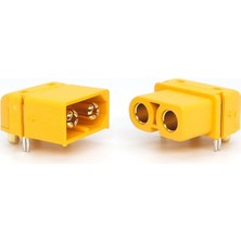 XT60PW Erkek Dişi Konnektör Soket Çift Pcb Tip Lehimlenebilir Lityum Lipo Pil Bağlantı Konnektörü