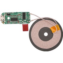 Kablosuz Şarj Modülü 10W 2A Mobil Akıllı Telefon Oyuncak Pil Şarj Transmiter Micro USB