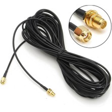 RG174 50 Ohm Koaksiyel Rp Sma Erkek Rp Sma Dişi 3 Metre Kablo Rf Sinyal Uzatma Kablosu 0-6ghz