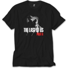 Z Zeplin The Last Of Us 2 Ellie Joel Siyah Tişört