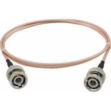 50CM RG316 Bnc Erkek Erkek Kablo 50OHM Koaksiyel Uzatma Bağlantı Osiloskop Labaratuar