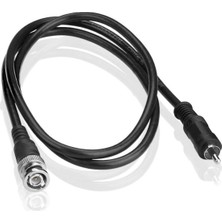 Bnc To Rca Kablo 1 Metre Video Ses Sinyal Taşıyıcı Konnektör