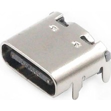 Type-C USB Soket 16 Pin Smd USB 3.1 Cep Tel Elektronik Cihaz USB Port Konnektör Şarj Soketi Dişi
