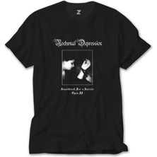 Z Zeplin Nocturnal Depression Soundtrack Siyah Tişört