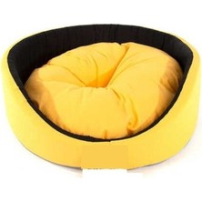 Mediterian Yumuşak ve konforlu, 45/48 cm çapında rahat kedi yatağı