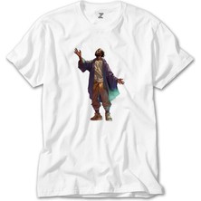 Z Zeplin Black Hip Hop Artist Beyaz Tişört