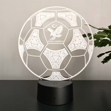 Lerad-Lazer Art Kartal Figürlü Top Kişiye Özel Gece LED Lambası.16 Renk + Dokunmatik ve Uzaktan Kumandalı Işık.  Olarak Mükemmeldir.