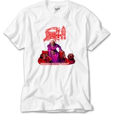Z Zeplin Death Scream Bloody Gore Beyaz Tişört