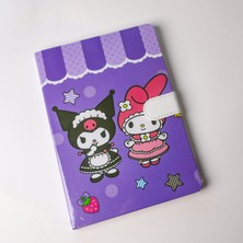 Piraye Gift Sanrio Kuromi Çizgili  Defter