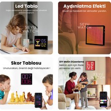 Seyutech LED Pi x el Tablo Dijital Ekran Yazı ve Animasyon Eklenebilen Telefon Kontrollü 32*32 LED