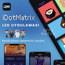 Seyutech LED Pi x el Tablo Dijital Ekran Yazı ve Animasyon Eklenebilen Telefon Kontrollü 32*32 LED