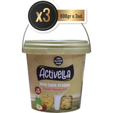 Activella Sütlü Fındık Kreması Parçacıklı 800 gr %30 Fındıklı x 3