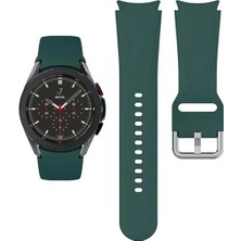 Redmud Teknoloji Samsung Galaxy Watch 6 Classic 43MM ile Uyumlu Kordon Kavis Tasarımlı Silikon Kayış