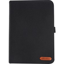 Dgplz Store iPad Mini 6 / Mini 2024 Için Kumaş Teature Deri Kılıf (Yurt Dışından)