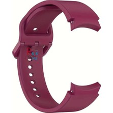 Redmud Teknoloji Samsung Galaxy Watch 4 5 Pro 6 7 Seri 40 44MM Classic 42 43 45 46 47MM Uyumlu Kavisli Silikon Kayış