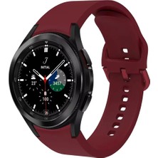 Redmud Teknoloji Samsung Galaxy Watch 7  Fe 40 mm ile Uyumlu Kordon Kavis Tasarımlı Silikon Kayış