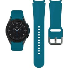 Redmud Teknoloji Samsung Galaxy Watch 7  Fe 40 mm ile Uyumlu Kordon Kavis Tasarımlı Silikon Kayış