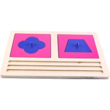 Balatoyz Montessori Metal Kalıplar Çizgi Çalışması Tepsisi