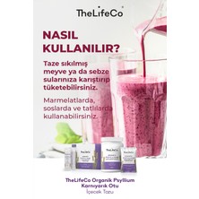 TheLifeCo Organik Psyllium - Karnıyarık Otu İçecek Tozu 4g x 7 Adet Şase