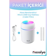 Nazalya H2O 300 ml Ulrasonik Hava Nemlendirici ve Aroma Difüzörü