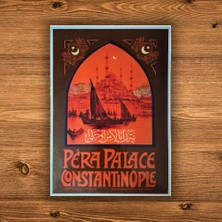 Light Rock Image Poster: Pera Palace Constantinople Retro Tasarım Gemi, POSTER001