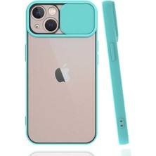 Cepustik Telefon Aksesuarları Apple iPhone 13 Mini Kılıf Lensi Sürgülü Kamera Koruyucu Kılıf