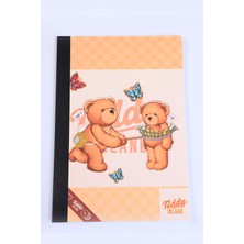 Yoyoso Teddy Island A5  Çizgili Defter 40 Yaprak