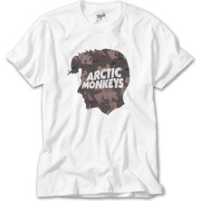 Z Zeplin Arctic Monkeys Head Beyaz Tişört