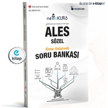 Nettekurs Yayınları ALES Sözel Konu Anlatımlı Akıllı Soru Bankası E-Kitap