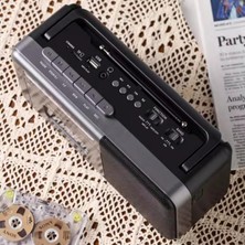 Knstar PX-680BT Fm Radyo-Usb-Mp3 Player Bluetoothlu Kaset Çalar Gri