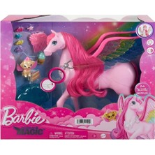Otoys Barbie HLC40 A Touch Of Magic Peggy ve Aksesuarları Pembe Renkli Eğlenceli Tema