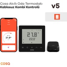 Cosa Akıllı Oda Termostatı Kablosuz Kombi Kontrolü V5