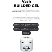 Vash Protez Tırnak Jeli Milky White 50 ml Uv/led Protez Tırnak Jeli - Builder Gel The Vash