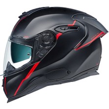 Nexx SX.100R Shorcut Siyah Kırmızı Kapalı Kask